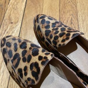 Madewell The Frances Leopard Print
Calf Hair Loafers Women's 7